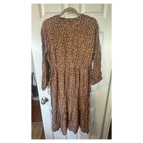 NWT Rails Maple Cheetah Animal Pring Dress Sz M - Picture 3 of 5